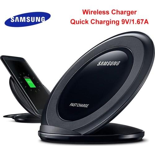Samsung Qi Wireless Charger Standard Pad Fast Charger For Galaxy S7 S6 Edge S20 S10 S8 S9 plus S10E S20FE S20 Note 20 Ultra 8 9