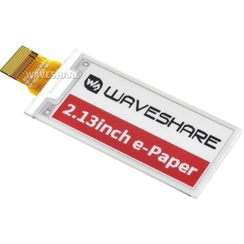 BlueRaven 212x104 2.13inch E-Ink raw display panel Red black white Three-color e-paper SPI compatible Raspberry Pi/Arduino
