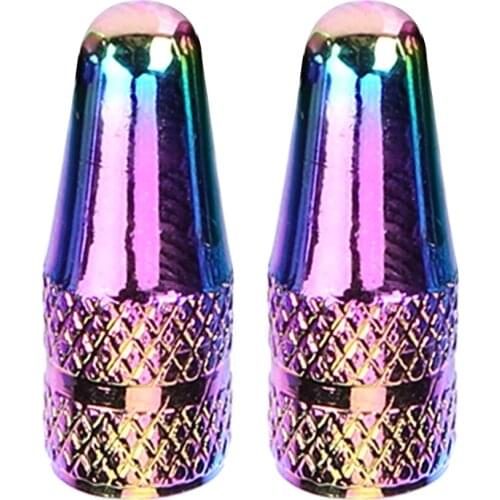 Bicycle Valve Stem Caps Aluminum Alloy Dustproof Cover Cycling Equipment Portable Waterproof Cycling Elements