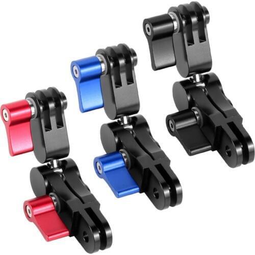 360 Degree Rotation Mount Adapter Adjust Monopod Arm for Gopro for DJI Osmo Action for XIAOMI YI EKEN Action Camera