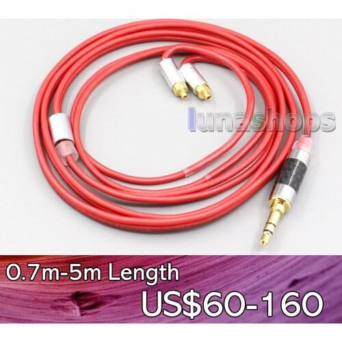 LN006686 4.4mm XLR 2.5mm 3.5mm 99% Pure PCOCC Earphone Cable For Dunu dn-2002