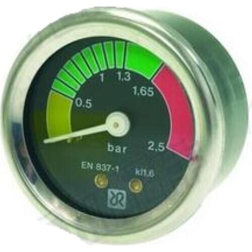 BOILER PRESSURE GAUGE 2mm 0-2.5BAR 1/4"