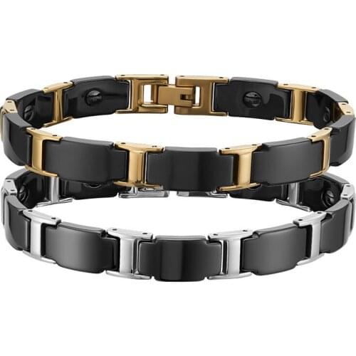 Stainless Steel Bracelet Titanium Steel Jewelry Germanium Magnet Energy Bracelet Fashion Jewelry Holiday gift