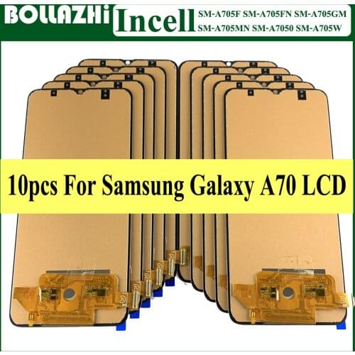 Wholesale 10 PCS LCD Display For Samsung Galaxy A70 LCD A705 A705F SM-A705MN Display Touch Screen Digitizer Assembly