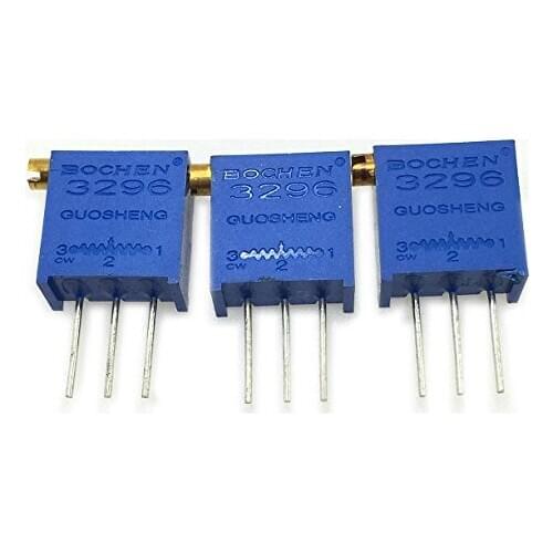 10PCS 3296X 1m Potentiometers 3296X-105 1M Multi Ring Precision Adjustable Potentiometer 3296 105 Variable Resistors 1m OHM