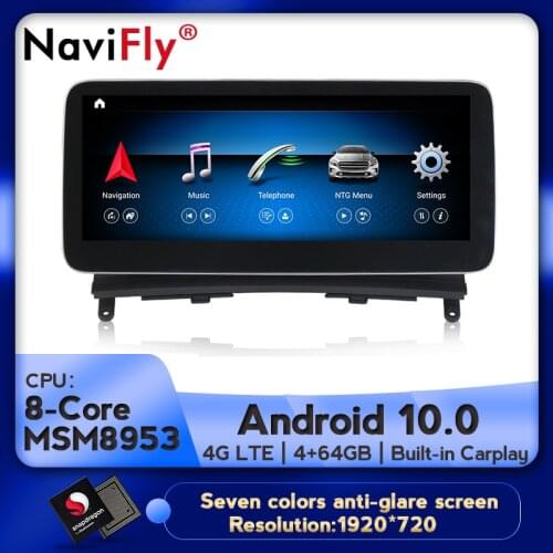Top! Wireless Carplay Android 10.0 Car Multimedia Player For Benz C Class W204 C180 C200 C220 C300 2008 2009 2010 NTG 4.0