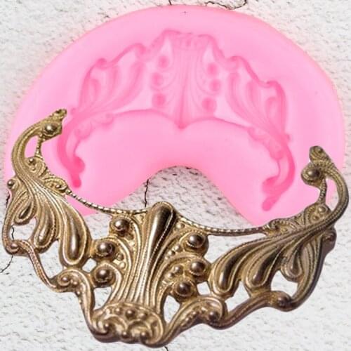 Corner Relief Border Silicone Molds Cupcake Fondant Cake Decorating Tools Jewelry Resin Clay Mold Candy Chocolate Gumpaste Mould