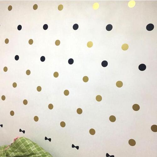 1sheet 3/4/5cm Polka Dots circles Removable Vinyl Wall Stickers Baby Kids Children Bedroom Wallpaper Home Decor Wall Art Decal