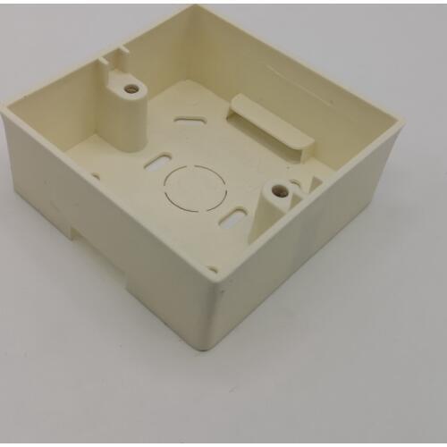 PVC Plastic External Mounting Box 86mm*86mm*35mm for 86mm*86mm Standard Switches and Sockets