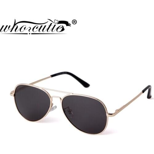 WHO CUTIE Child Sunglasses Polarized High Quality Brand Design 2020 Aviation Frame kids Sun Glasses Shades Girl Boy Goggles S172