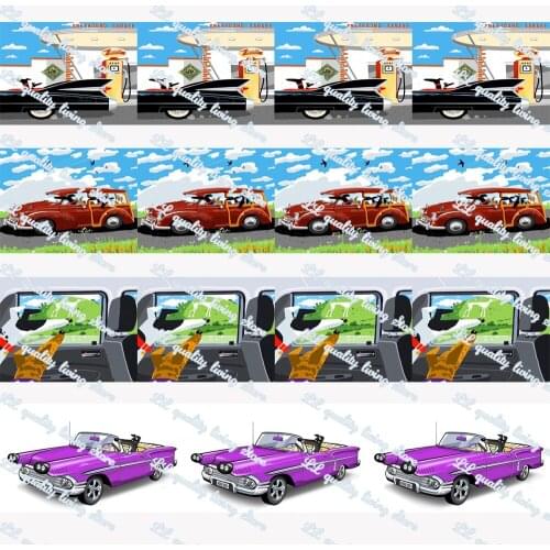 WL 2‘’Greyhound Car Inner Grosgrain Ribbon Gift Wrapping Bowknot Diy Party Decoration Craft Supplies Animal Collar