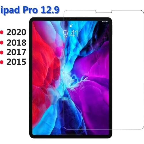For iPad Pro 12.9" 2020 2018 Screen Protector Tempered Glass Anti-Scratch for Apple iPad Pro 12.9" 2017 2015 protective glass