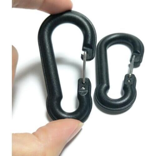 5PCS Tactical Hang Buckle Hooks EDC Outdoor Camping Multi function Keychain Key Chain Ring Climbing Carabiners Accessories
