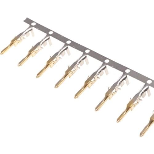 300pcs 4.2 mm Computer Connector Terminals Male needle for 4P 6P 8P 20P 24P female shell Contact Gold Plated 18 AWG PCIE CPU GPU