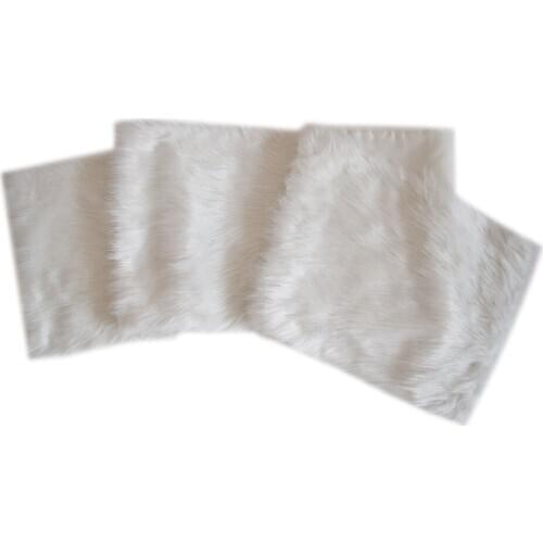 Free Shipping Christmas Table Runner Xmas Table Decoration Faux Fur Table Cloth For Party Home Man White runner