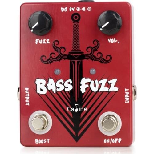 Caline CP-82 Bass Fuzz Effect Pedal True Bypass