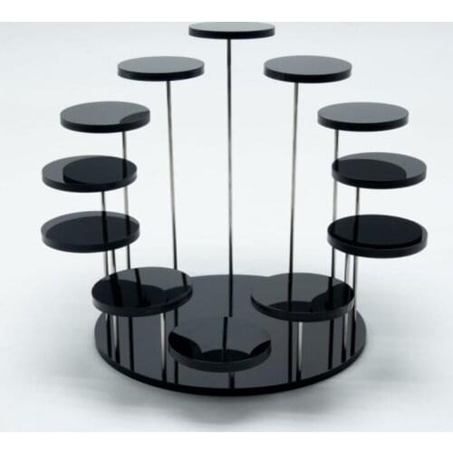 Display Stand Shelf Acrylic Ring jewelry display stand Transhome Cupcake Dessert Rack Wedding Birthday Party Decoration Tools
