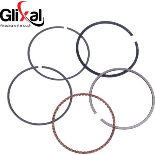 Glixal 157QMJ 150cc GY6 Gas Scooter 57.4mm Piston Ring Set Banzer Romet Barton Znen Peace SUNL ABM VENTA STELS Moped Scooter ATV