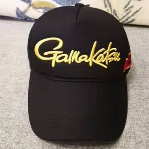 Cotton Fishing Cap 2021 New Summer Gamakatsu Hats Outdoor Men Sports Hat with Windproof Rope