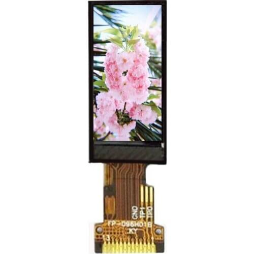 0.96 inch 80*160 dot-matrix, ST7735S, 4 wire SPI TFT LCD module