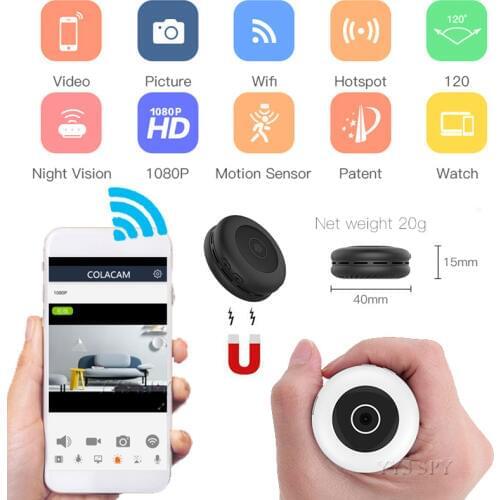 HD 1080P Mini Camera Wifi Espia Magnetic Micro Cam Espion Night Vision Motion Sensor Small Camcorder Wireless IP Cam Bike Kamera