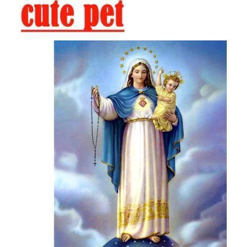 Cross-stitchdiy religion Wallpaper Diamond Painting goddess Mosaic diamond embroidery all drill square drill Decorative painting