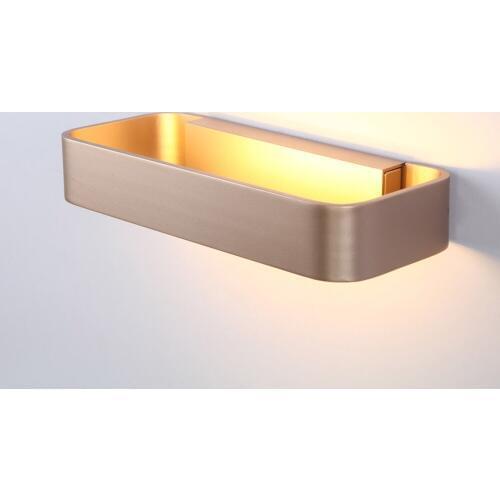 Nordic wall lamp bedroom led bathroom mirror front light toilet dressing table rectangular aluminum wall lamp sconce LU808183