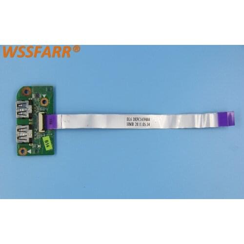 Original USB Port Board For Toshiba Satellite L650 L650D L655 L655D L750 L755 L750D Series DA0BL6TB6E0 DA0BL6TB6F0