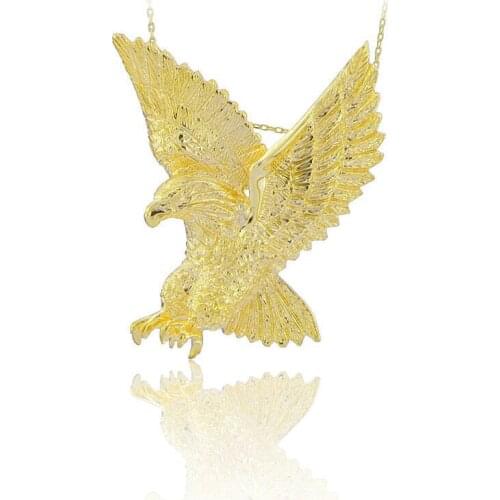 Eagle Necklace 925 Sterling Silver Unisex Eagle Necklace