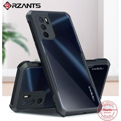 Rzants For OPPO A16 Case Hard [Blade] Shockproof Slim Crystal Clear Cover funda Casing