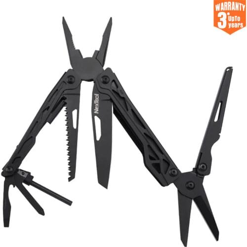 XIAOMI Mijia 10 IN 1 Multifunction Tool Knife Folding Pliers Camping Hiking Portable Stainless Steel Knife Scissors Opener Tools