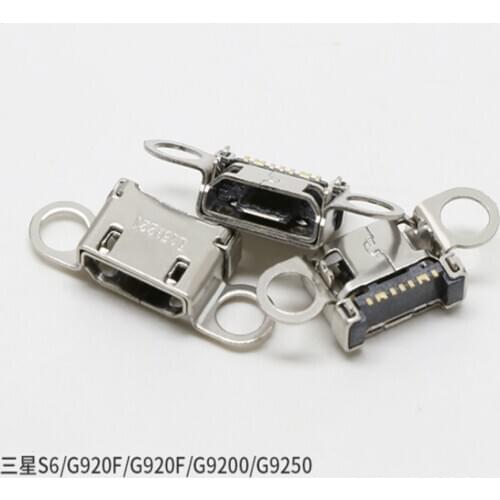 5pcs Micro USB Charging Port Jack Connector 7Pin For Samsung Galaxy S6 Edge G925 Galaxy S6 G920 G920F A310 A510 A710