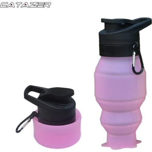 530ml Cycling MTB Sports Kettle Climbing Outdoor Bike Silicone Kettle Folding Water Cup Water Bottle Bicycle Water Bottle