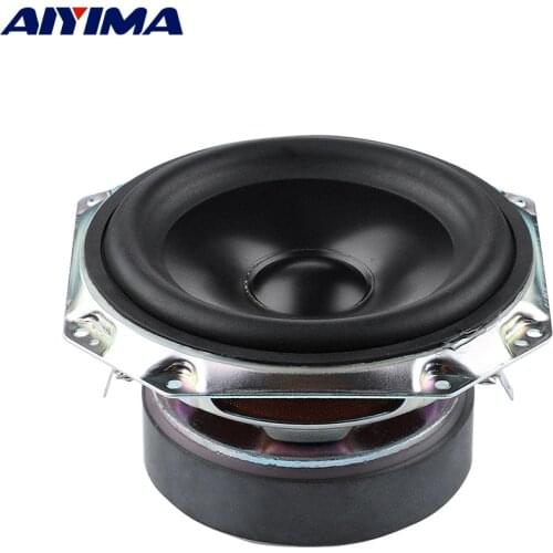 AIYIMA 1Pcs 5 Inch Mid-woofer Audio Speaker 4 Ohm 40W Dual Voice Coil Aluminum Cone Long-stroke Speaker Home Theater Loudspeaker