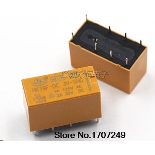 Free Shipping 100% new original relay 10pcs/lot HK19F-DC3V-SHG HK19F-3V-SHG 8PIN