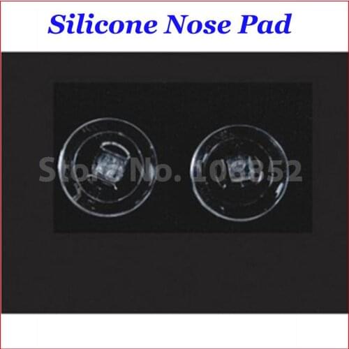 Free Shipping Round type silicone nose pads size 9mm 11mm screw in or push in type optional