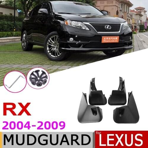 Mudflap For Lexus RX400h RX RX300 RX330 RX350 2009~2004 Fender Mud Guard Splash Flaps Mudguards Accessories 2008 2007 2006 2005