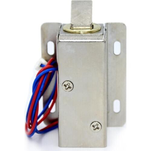 Electronic Lock Catch Door Gate 24V 0.4A Door Lock Control Intelligent Door Cabinet Lock Access Control for Drawer Hardware