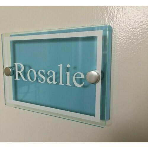 Personalised Door Sign, Kids Bedroom Room Sign Childrens Name Acrylic Plaque