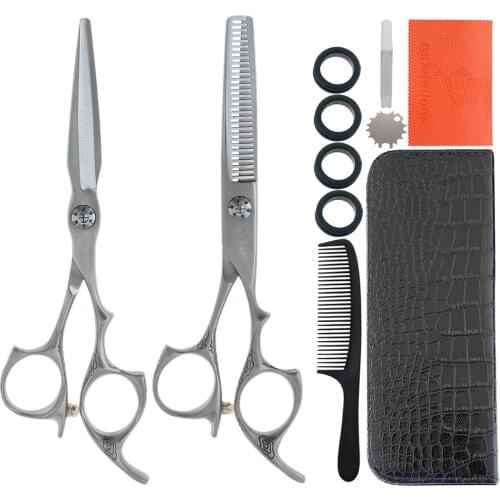 Univinlions 5.5" Professional Hairdressing Scissors Kit Salon Hair Clippers Janpanese Steel Barbearia Acessorios Hair Cutting