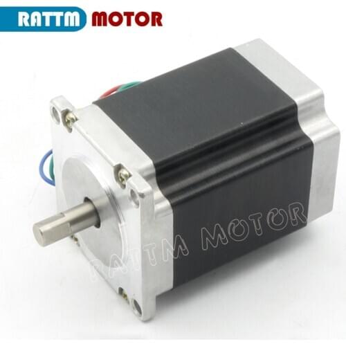 NEMA23 270Oz-in stepper motor 1.8N.m 3A 76mm Single shaft 4 leads for CNC Router Engraving Milling Cutting Machine