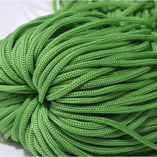 4mmX100M/PCS Polypropylene silk / PP yarn rope.Soft rope craft toys string pull imitation nylon hollow exhibition badge lanyard