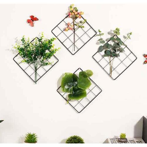 Nordic Minimalist Grid Wall Decoration Jewelry Unit Photo Frame Photography Storage And Organization Home Wedding Decoration