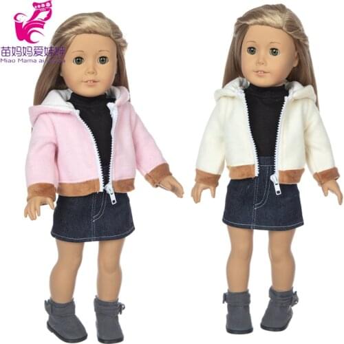 18Inch Girl Doll Clothes Coat Skirt Toys Reborn Baby Doll Outwear Girl Birthday Gifts