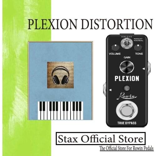 Rowin LEF-324 Guitar Plexion Pedal Analog Distortion Plexion Effect Pedals Sound Like Marshall Jcm800