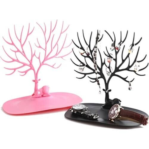 Antler Earrings Necklace Jewelry Display Stand Bracelet Watch Key Bracelet Rack Pendant Jewellery Holder Tray Simple Style