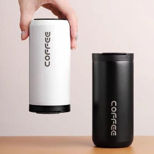 Portable Thermal Insulation Coffee Cup with Ins Style Fashion Compact and Exquisite Portable Stainless Steel Accompanying Mug