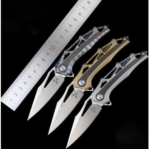 M390 Powder Steel Folding Knife High Hardness Sharp Knife Outdoor Self-defense Portable Multifunctional Folding Knife