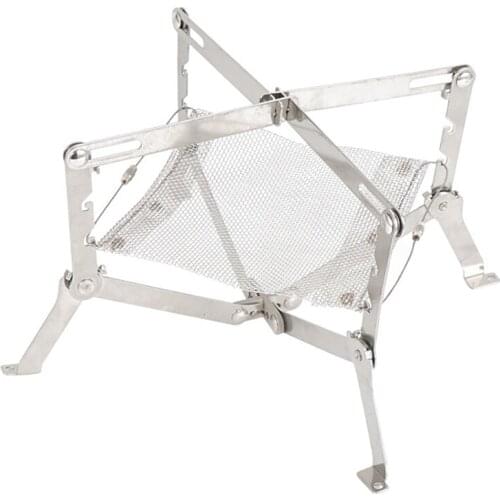 Outdoor Fire Pit Portable Folding Bonfire Stand Wood Stove for Camping Hiking Picnic