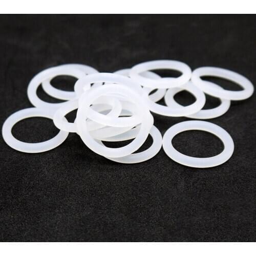 Food grade silicone O-ring outer diameter 46-85* wire diameter 3.5mm white rubber sealing ring, waterproof and high temperature
